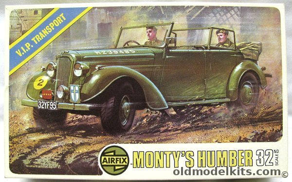 Airfix 1/32 Monty's Humber Staff Car M239485, 05501-3 plastic model kit